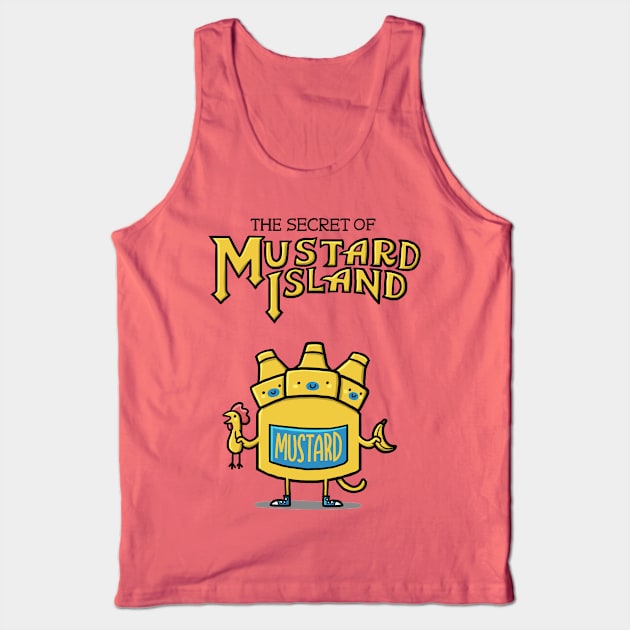 The Secret of Mustard Island Tank Top by Schlogger